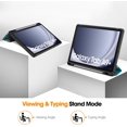 thumbnail image 3 of KOMI Case for Samsung Galaxy Tab A9+/A9 Plus 11 Inch 2023, Slim Lightweight Stand Hard Back Shell Protective Cover for All-New Galaxy Tab A9+ Tablet SM-X210/X216/X218, Flowers, 3 of 5