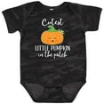 thumbnail image 3 of Inktastic Halloween Cutest Little Pumpkin in the Patch Boys or Girls Baby Bodysuit, 3 of 5