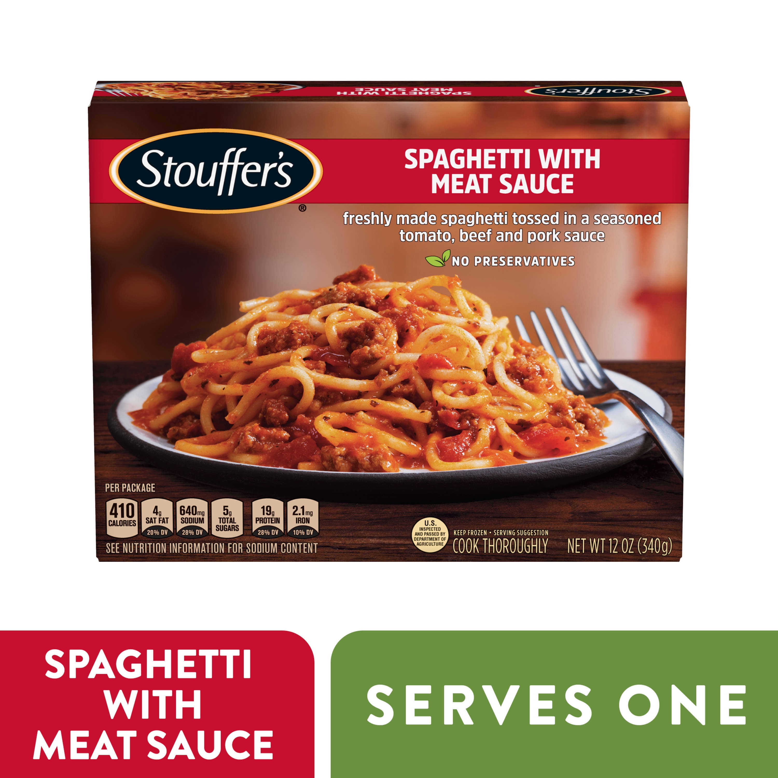 Stouffer's Spaghetti with Meat Sauce Frozen Meal 12 oz.