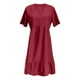 thumbnail image 3 of WILLBEST Vestidos Casuales Vestido De Verano Holgado Para Mujer Con Mangas Cortas, Cintura Ceñida Y Diseño Fluido, 3 of 3