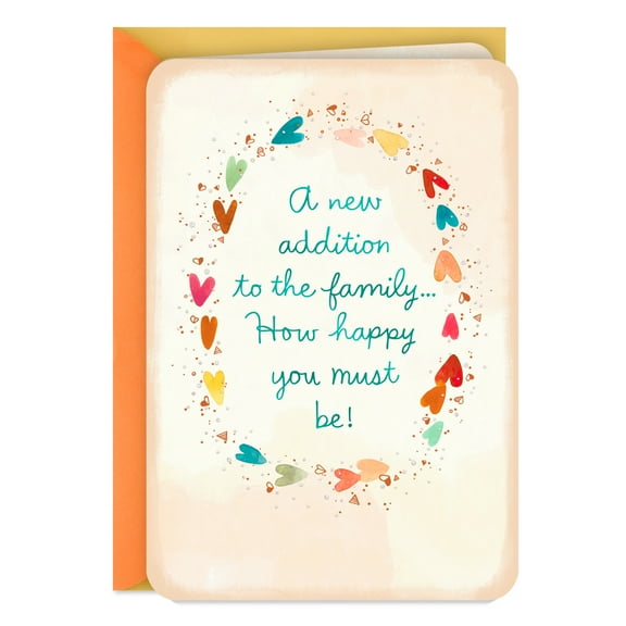 Hallmark Just Because Congratulations Card (New Addition to Family)