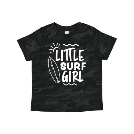 

Inktastic Little Surf Girl with Surfboard Gift Toddler Toddler Girl T-Shirt