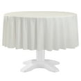 thumbnail image 2 of (4 pack) Way to Celebrate! White Plastic Round Tablecloths, 84in, 2ct, 2 of 7