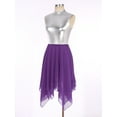 thumbnail image 4 of Nyeemya Womens Praise Contemporary Dance Dress Metallic Sleeveless Liturgical Dance Dress Tunic Purple 3XL, 4 of 7