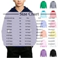 thumbnail image 3 of DJDLJWCJ Teen Boys Solid Color Hoodie (1-15) Lightweight Long Sleeve Pullover Sweatshirt for Boys Stretch Soft Comfy School Sweatshirts Dark Blue Size 1T, 3 of 9