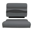 thumbnail image 6 of Wise BM1143-1890 Premier Series Pontoon 27" Bench Cushion Set - Slate / Dark Neutral, 6 of 10