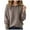 Dark Gray, variant on Sweater Hoodies for Women 2025 Fall Winter Long Sleeve Plain Knitted Hooded Sweatshirt Pullover Tops