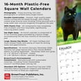 thumbnail image 6 of Black Cats | 2026 12x24" (Hanging) Square Wall Calendar | Plastic-Free, 6 of 9