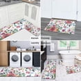 thumbnail image 5 of Pioneer Flower Floral Print Pattern Kitchen Rugs Sets Of 2,Anti Fatigue Kitchen Mat Rugs Non Slip Washable,Decorative Kitchen Floor Mats for Kitchen,Sink,Laundry,17"x30"+17"x47", 5 of 7