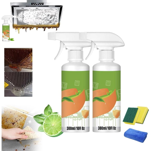 Electrolyzed Ion Kitchen Cleaner Spray - Advanced Multi-Purpose Cleaning Spray for Stove, Oven & Range Hood, Effortlessly Removes Grease & Stains with Ion Technology.