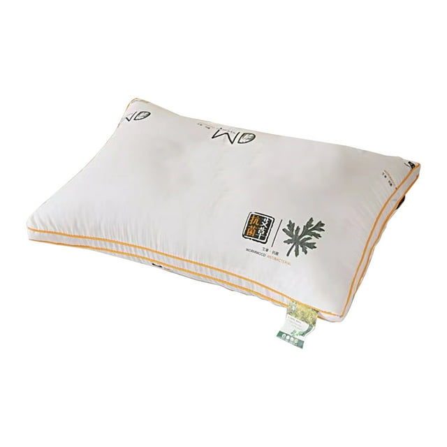 Side Sleeper Pillow Hotel-Grade Pillow Core Soft and Supportive Down Bed Pillow Suitable for Back Side and Stomach Sleepers Made Of-Friendly Fabric Back Pillow for Bed