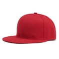 thumbnail image 4 of LiuXxxx Unisex Adjustable Hop Baseball Cap With Flat Brim For Everyday Streetwear Style Red, 4 of 4