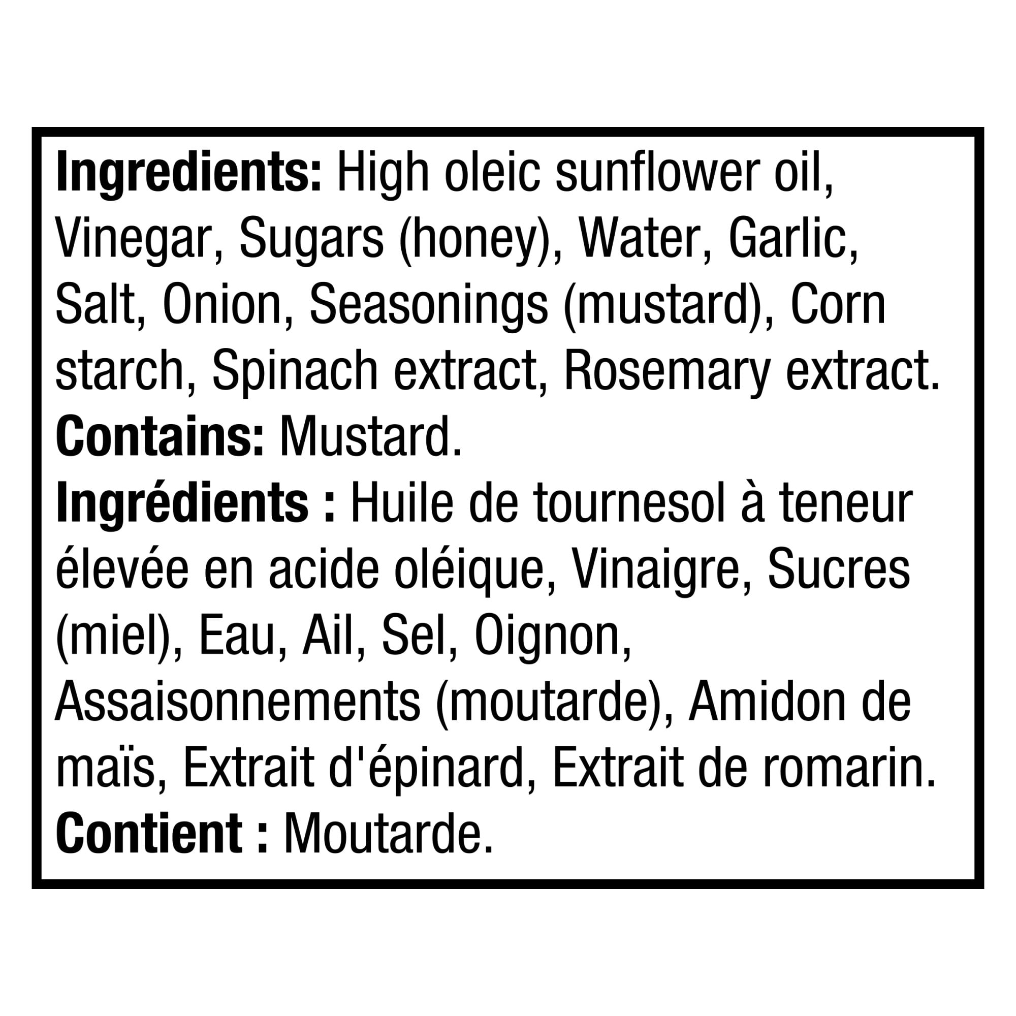 Vinaigrette Et Marinade Italienne Classique Pure J.L. Kraft, Bouteille