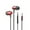 Red, variant on erfcxs Wired Earbuds With Microphone And Volume Control In Ear Ergonomic Noise Lsolating Headphones With 3.5mm Jack