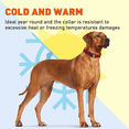 thumbnail image 3 of Waterproof Dog Collar With Strong Coated Nylon Mesh, With A Black Hardware Odor, Easy To Care For, Suitable For All Dogs(Red Large Size) H205, 3 of 4