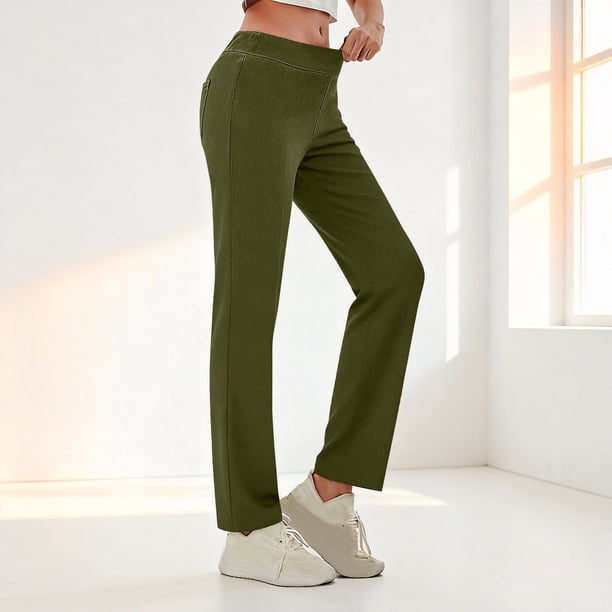 TaTaai Women High Waist Stretch Denim Pants Slim Fit Bootcut Jeans Ladies Daily Commute Street Wear Soft Stretchy Non-See-Through Machine Washable Stylish Denim Trousers Gift