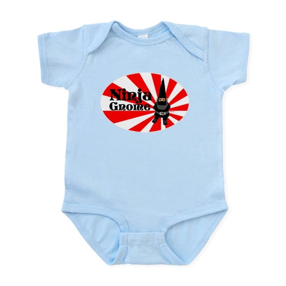 CafePress - Ninja Gnome Infant Bodysuit - Baby Light Bodysuit, Size Newborn - 24 Months
