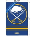 thumbnail image 3 of NHL Buffalo Sabres - Logo 20 Wall Poster with Pushpins, 22.375" x 34", 3 of 6