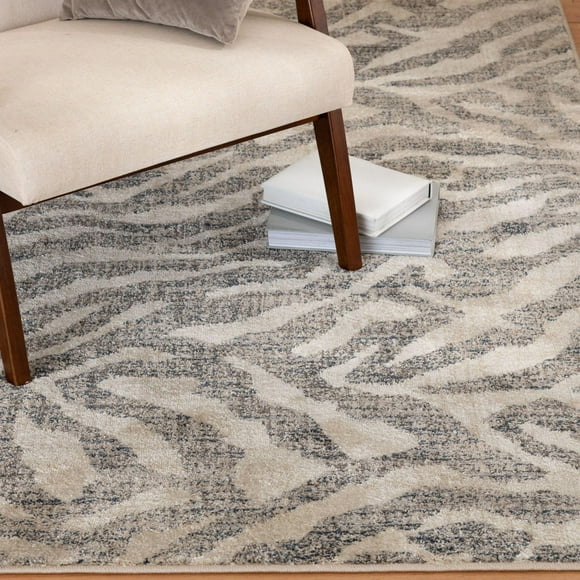 Pescara Charcoal and Ivory Woven Area Rug