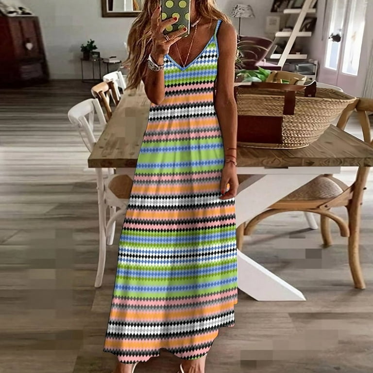 Mamma mia Poncho Sleeveless Dress womens clothing Women's summer long dress  - Walmart.com