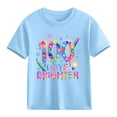 thumbnail image 4 of Camisetas de Manga Corta Linda con Impresión Gráfica Linda para la Temporada Escolar de las Niñas Camisetas de Manga Corta para el Juego Casual Y los Trajes Familiares, 4 of 9