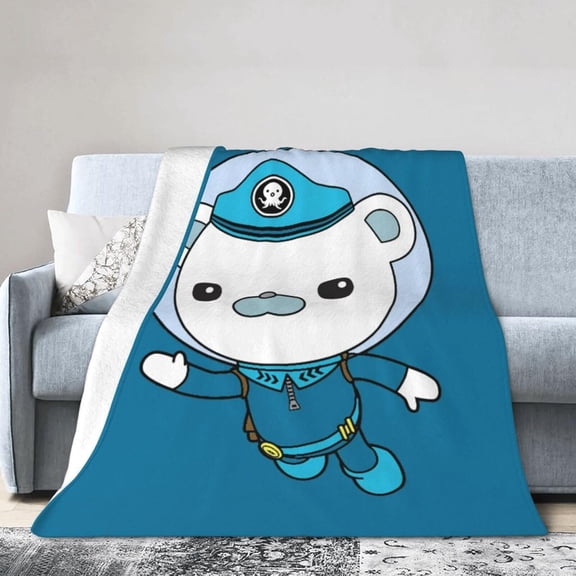 Octonauts Cartoon Style-7 Ultra-Soft Micro Warm Fuzzy Fleece Blanket Throw Gift Decoration For Home Car Camp Office 60"x50"