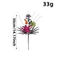 thumbnail image 3 of Halloween Party Decorations, Spooky Halloween Decor, Halloween Floral Arrangements, 14 Inch Black Pumpkin Head Dark Skeleton Floral Pick, Spooky Indoor Halloween Table Decor, 3 of 7