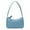 Blue, variant on Simple Elegant Women Small Shoulder Bag Pure Color Sling Handbags (Black)