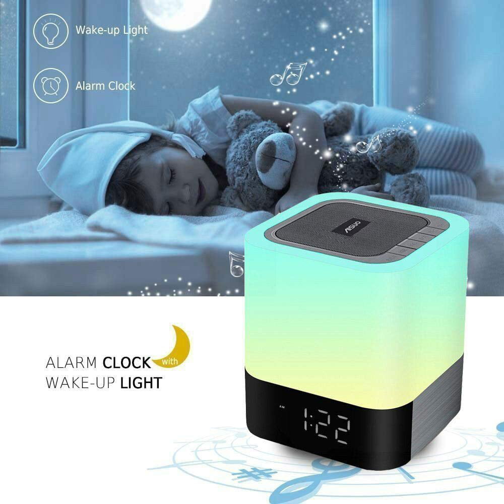 ABS White Night Light with Dimmable Function Aisuo Touch Control Bedside Lamp Rechargeable Lithium Internal Battery Ideal Gift for Kids and Children 2800K-3100K Warm Light & Adjustable Brightness 