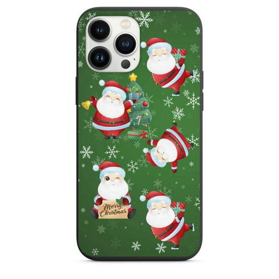 Merry Christmas Santa Pattern Design Phone Case for iPhone 7 8 X XS XR SE 11 12 13 14 Pro Max Mini Note s10 s10plus s20 s21 20plus