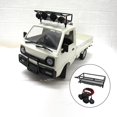 thumbnail image 4 of Portaequipajes soporte de techo y luz 4 LED para 1/10 RC camión Negro Sunnimix portaequipajes rc con luz, 4 of 6