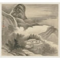 thumbnail image 3 of Wang Gai 16x15 Black Modern Framed Museum Art Print Titled - Album of Landscapes; Leaf 5 (1677), 3 of 5
