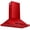 Red, variant on KOSTCH 48 inch Convertible Ducted Wall-Mount Range Hood, 1200 CFM Kitchen Vent Hood with 3 Speed Exhaust Fan & LED Light, Kitchen Range Hood with Touchscreen Control Panel & Remote Control