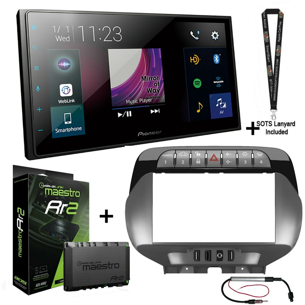 Pioneer DMH2660NEX Receiver w/ Dashkit for Chevrolet Camaro KITCAM1