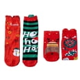 thumbnail image 3 of Kelon Socks Clearance Sale Lady Short Socks Christmas Socks Gift Set 4 Pairs Of Festive Patterned Comfortable Cotton Socks Unisex Gift, 3 of 3