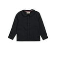 thumbnail image 4 of Leveret Kids & Toddler Girls Long Sleeve Uniform Cotton Dress Shirt Black (Size 2 Years), 4 of 4