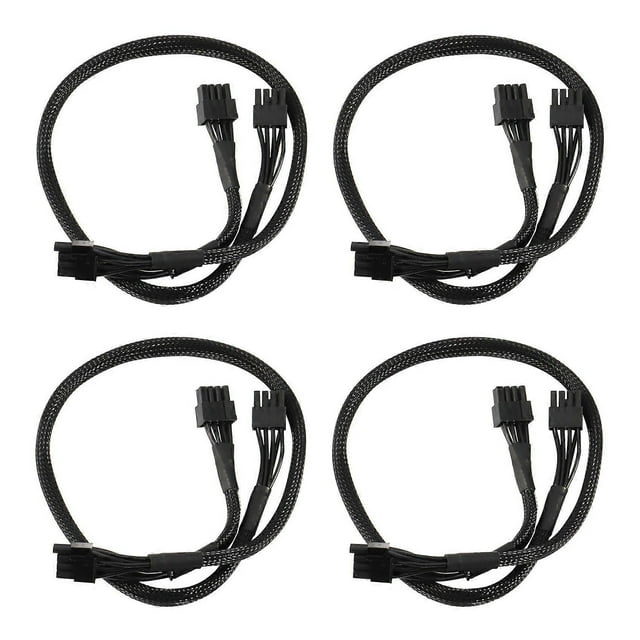 4X PSU 8 Broches à Double 8 Broches (6+2) Câble d'Alimentation Modulaire pour Supernova G2 G3 P2 T2 GS 650.pa