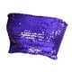 thumbnail image 4 of sujetador para danza del vientre, ropa para discoteca, Festival, Top de tubo con lentejuelas brillantes para mujer Púrpura Yuyangstore Top de tubo con lentejuelas, 4 of 7