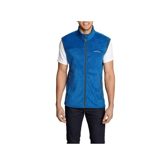 Rock Fit LLC Eddie Bauer Mens Size Small Quest 200 Fleece Vest, True Blue