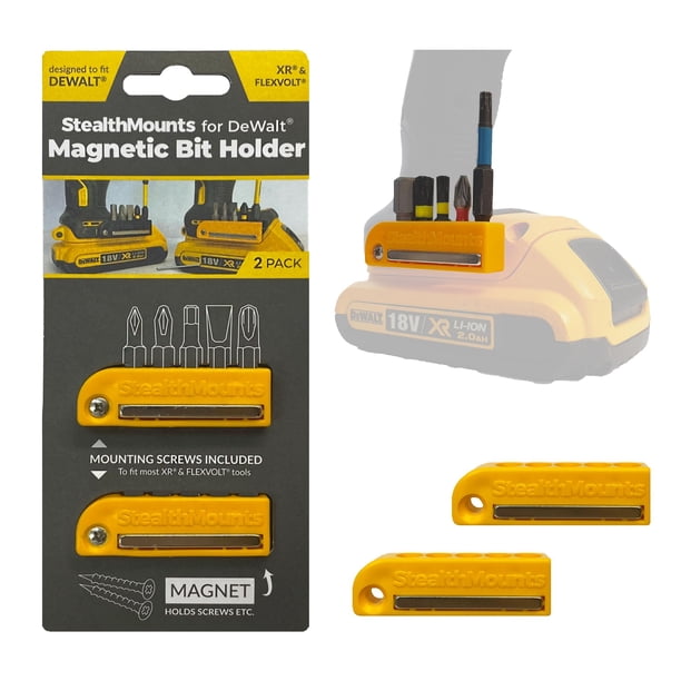 Soporte magnético para brocas StealthMounts compatibles con Dewalt XR Flexvolt