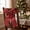 💖 Red_Hot#213, variant on Christmas Chair Cover with Large Bow, Reusable Cloth Holiday Dining Chair Decoration for Christmas Parties, Home, Indoor and Outdoor Festive Decor