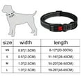 thumbnail image 2 of Gostoto Nylon Standard Dog Collar,Outdoor Night Reflective Collar For Small Medium Large Dogs, 2 of 6