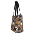 thumbnail image 2 of Kuqiui Spooky Cats And Halloween Pumpkins Print Canvas Tote Bag for Women Cute Clothing Book Aesthetic Casual Reusable Tote Shoulder Bags, 2 of 7