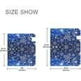 thumbnail image 3 of Winter Snow Snowflake Magnetic Mailbox Cover Standard 21 X 18 in Christmas Holiday Blue Xmas Mail Box Covers Decals Wraps Post Box Outdoor Decorations, 3 of 6