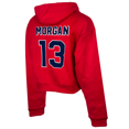 thumbnail image 5 of Women's USWNT Cropped Hoodie, Alex Morgan #13, Red (L), 5 of 5