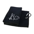 thumbnail image 4 of Toalla de limpieza de golf Zulema para bolsas de golf hombres mujeres práctica de Gimnasio Negro, 4 of 8