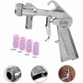 thumbnail image 3 of Air Sandblasting Gun with 4 Ceramic Nozzles Sandblasting Gun, Pneumatic Sandblaster Kit, 3 of 5