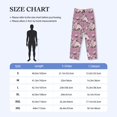 thumbnail image 4 of Logiee Rose Flowers Print Pajama Pants for Men,Men’s Pajama Bottoms,Mens PJ Pants with Pockets & Button Fly-3X-Large, 4 of 6