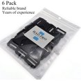 thumbnail image 2 of Quick Side Release Buckles 1" Wide 6 Pack Dual Adjustable No Sewing Clips Snaps Heavy Duty Plastic Replacement for Nylon Strap Boat Cover Backpack Fanny Pack Nylon Webbing Belt Dog Collars, 2 of 7