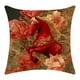 thumbnail image 2 of YiJuHui 3pcs Floral Horse Print Pillow Cover - Elegant Animal Series Home Decor, Soft Nylon Spandex Cushion Case for Sofa Bedroom Headboard, 2 of 6